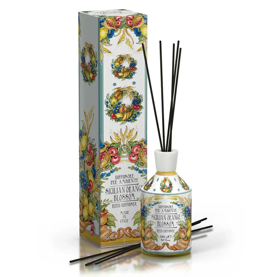 Rudy Profumi Sicilia Fiori Arancio diffusore bastoncini 250 ml zagara