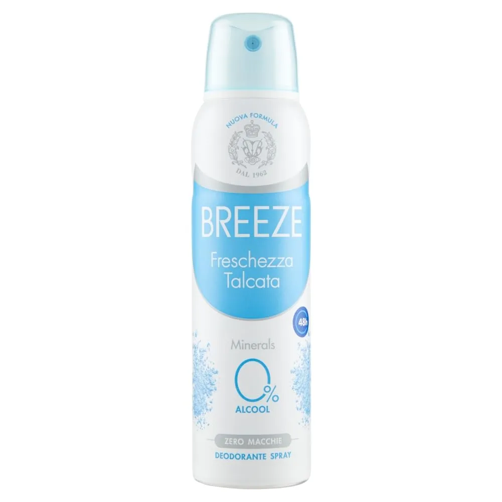 Breeze Freschezza Talcata deodorante spray 6x150 ml talcato