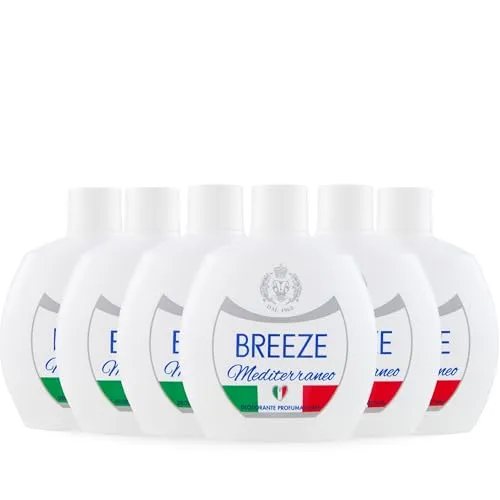 Breeze Mediterraneo deodorante squeeze 6x100 ml 48h
