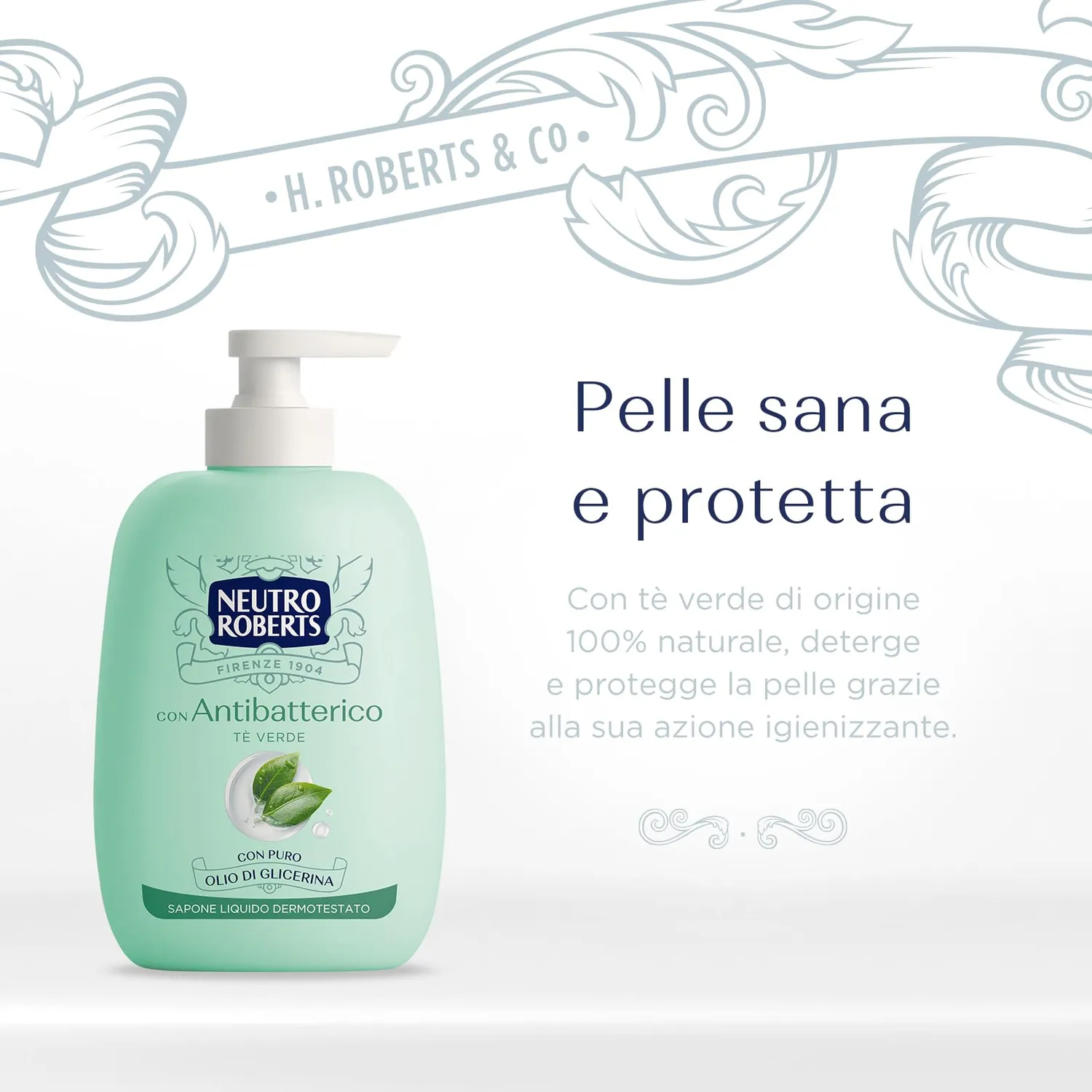 Neutro Roberts Antibatterico Sapone Liquido 6x200 ml Te Verde