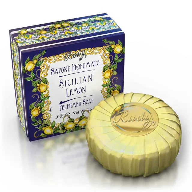 Rudy Profumi Maioliche saponetta 100 g limoni Sicilia agrumata