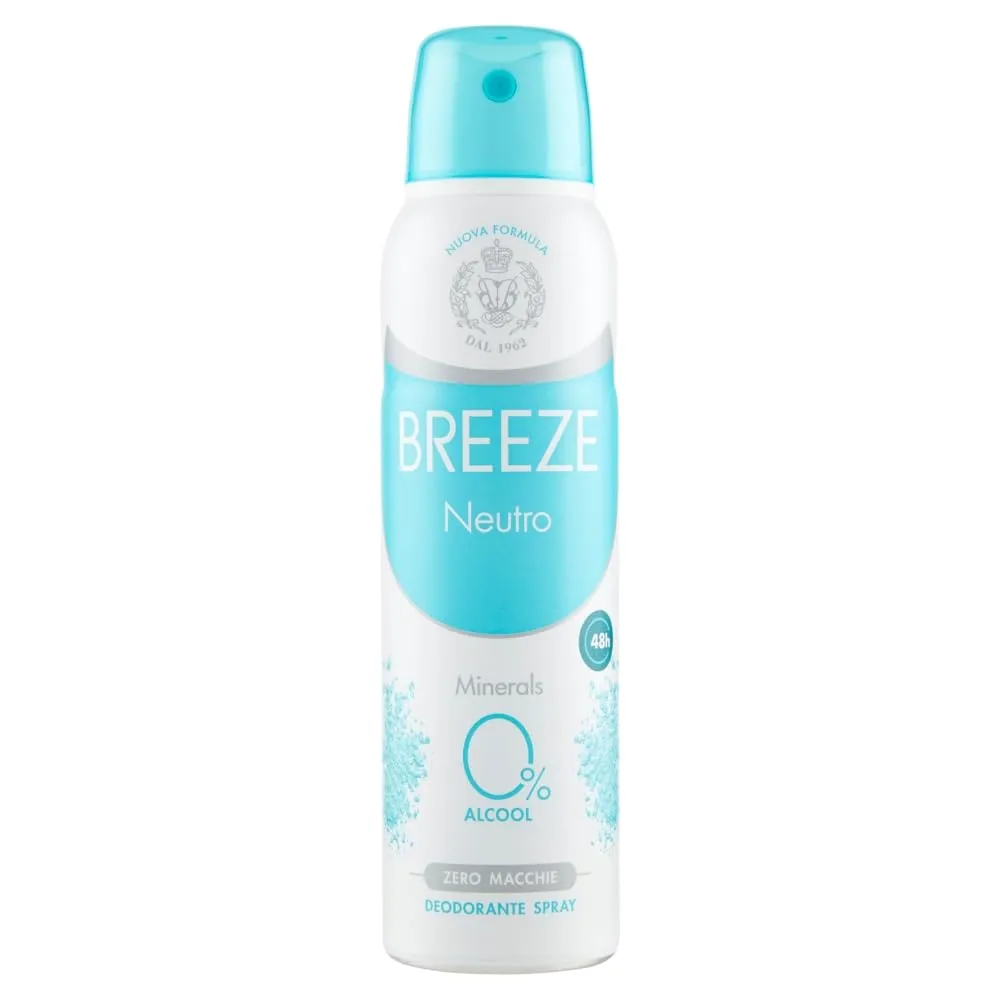 Breeze Neutro deodorante spray 6x150 ml zero macchie