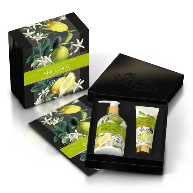 Rudy Profumi Bergamotto set regalo sapone 250 ml + crema 100 ml