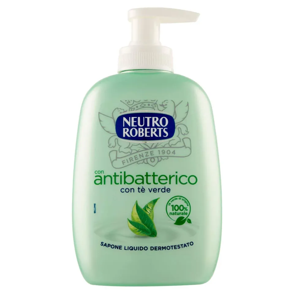 Neutro Roberts Antibatterico sapone mani 200 ml tè verde