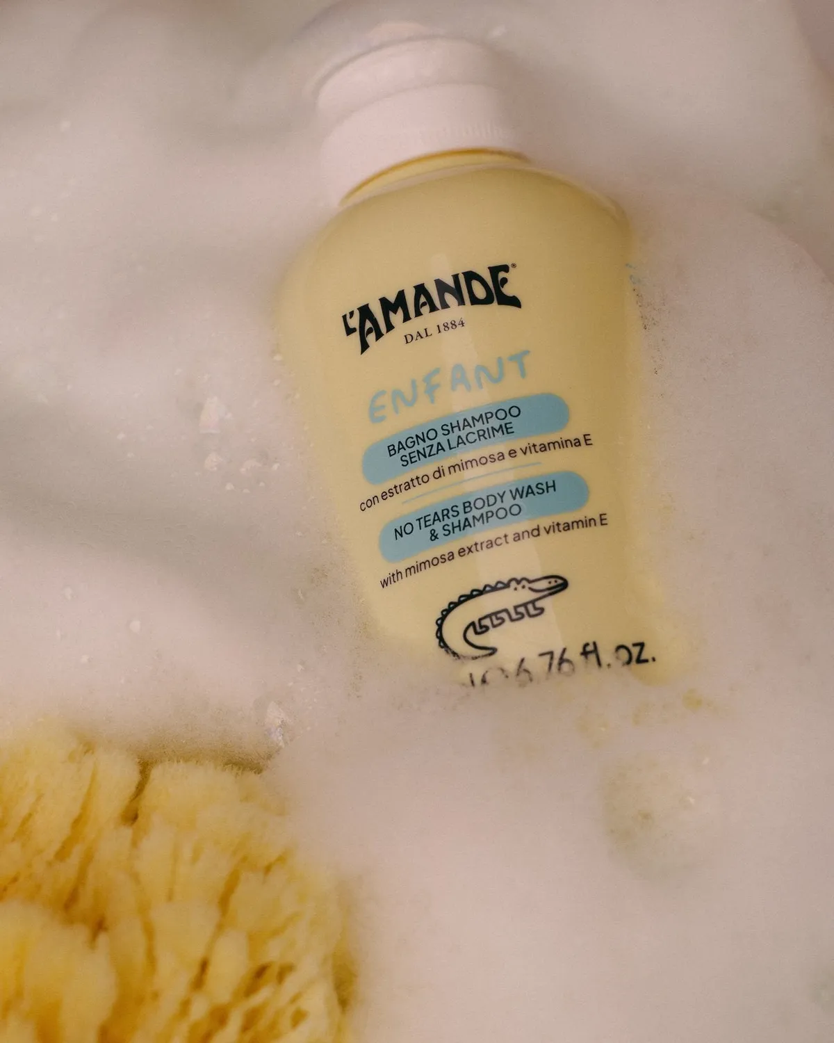 L'Amande Enfant bagno shampoo senza lacrime bimbo ricci