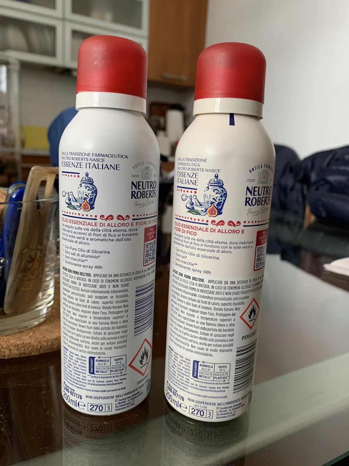 Neutro Roberts Essenze Firenze deodorante spray 200 ml senza alluminio