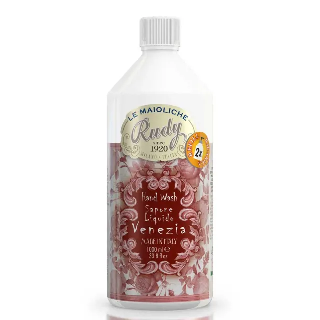 Rudy Venezia ricarica sapone mani 1000 ml ambra