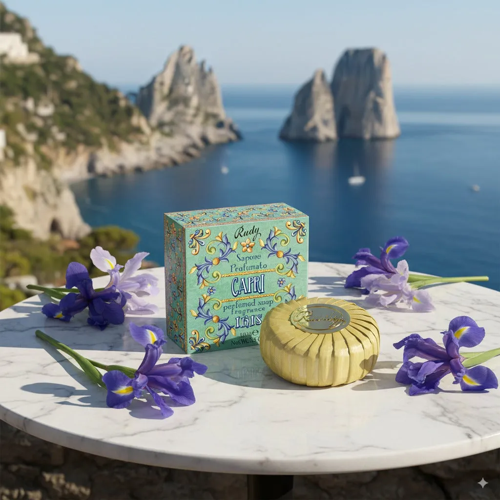 Rudy Profumi Maioliche Capri saponetta 100 g iris floreale