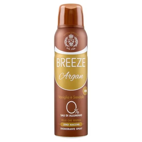 Breeze Argan Deodorante Spray 6x150 ml Pelli Sensibili