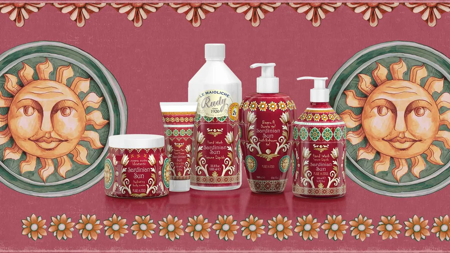 Rudy Profumi Sole di Sardegna ricarica sapone mani 1000 ml floreale