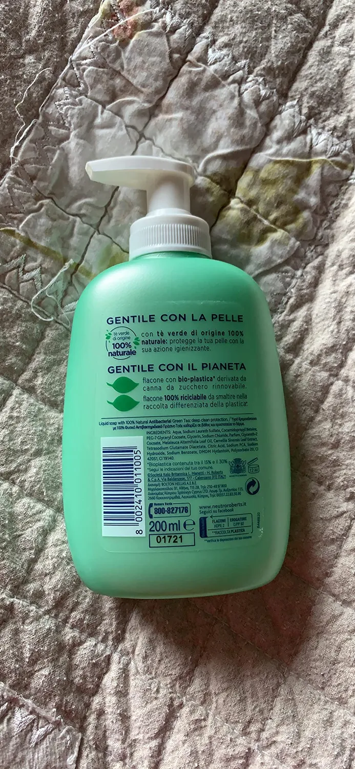 Neutro Roberts Antibatterico Sapone Liquido 6x200 ml Te Verde