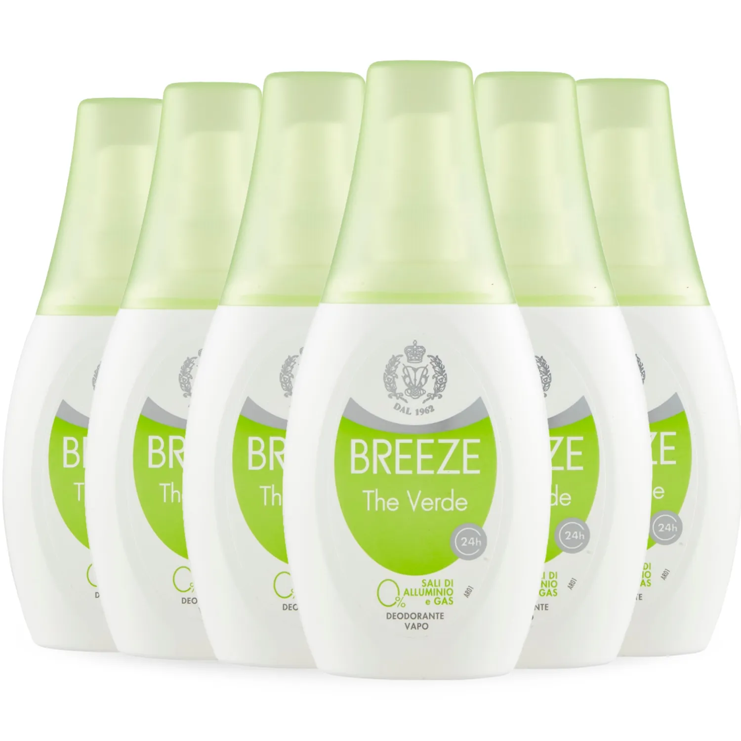 Breeze Neutro deodorante vapo no gas 6x75 ml senza profumo