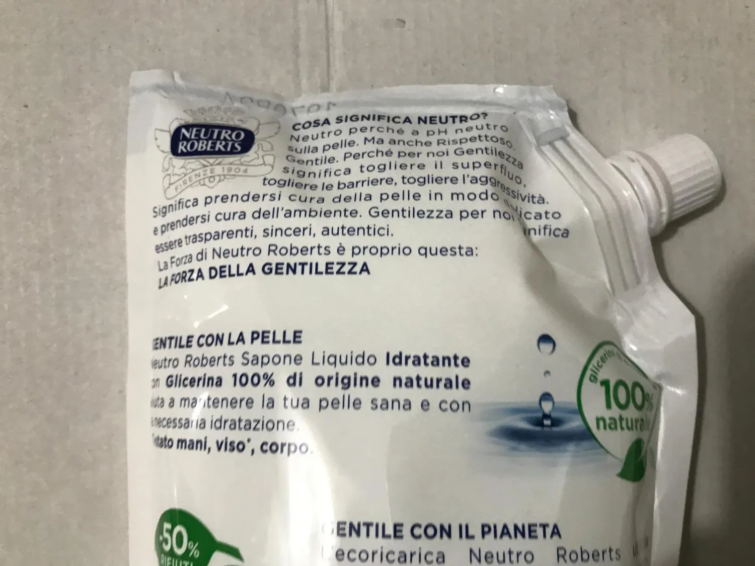 Neutro Roberts Idratante Glicerina sapone liquido mani 200 ml delicato