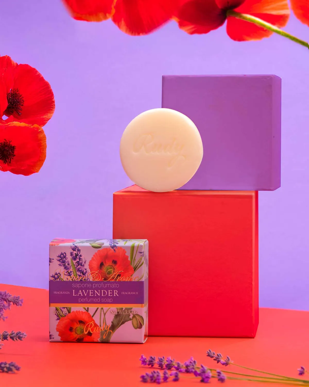 Rudy Nature&Arome Lavanda saponetta 100 g rilassante