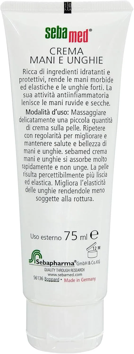 Sebamed pH 5.5 crema mani e unghie 75 ml idratante