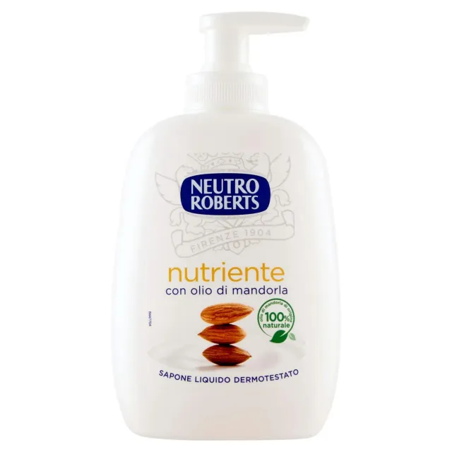 Neutro Roberts Nutriente Sapone Liquido Mani 200 ml Mandorla