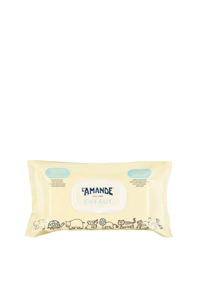 L'Amande Enfant 72 Salviettine Detergenti delicate bimbi