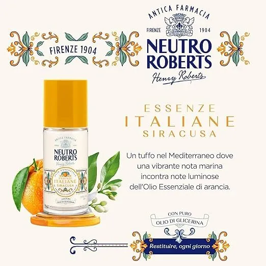 Neutro Roberts Siracusa deodorante roll-on 3x50 ml arancia