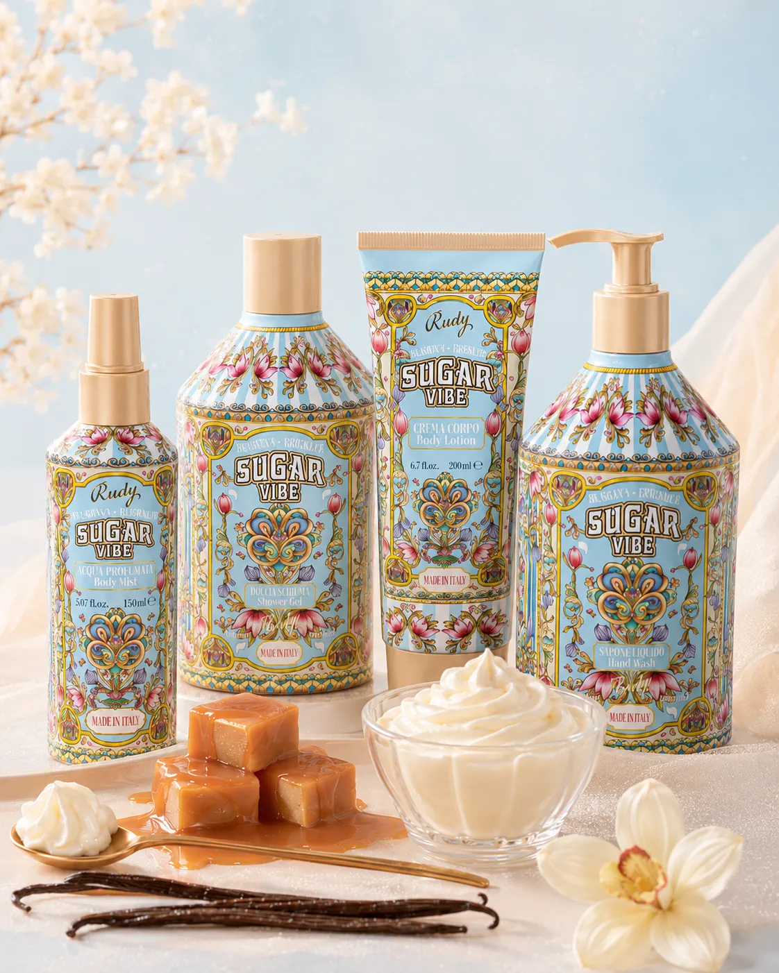Rudy Profumi Gourmand Sugar Vibe sapone mani 500 ml dolce