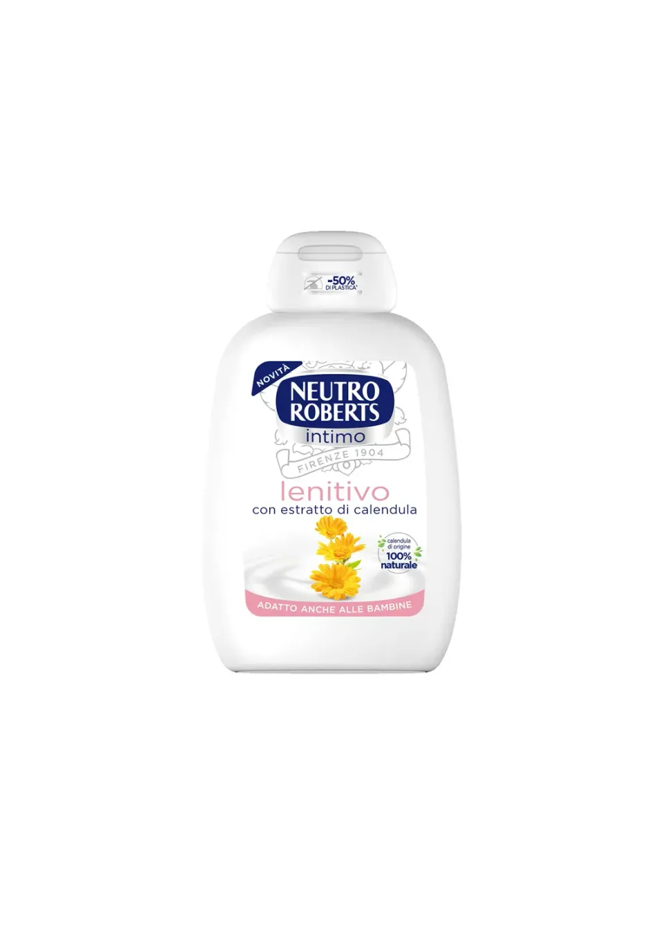 Neutro Roberts Lenitivo Detergente Intimo Calendula 200 ml delicato