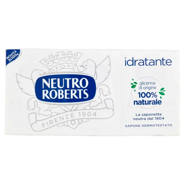 Neutro Roberts Sapone Solido 3x100 g pelle delicata
