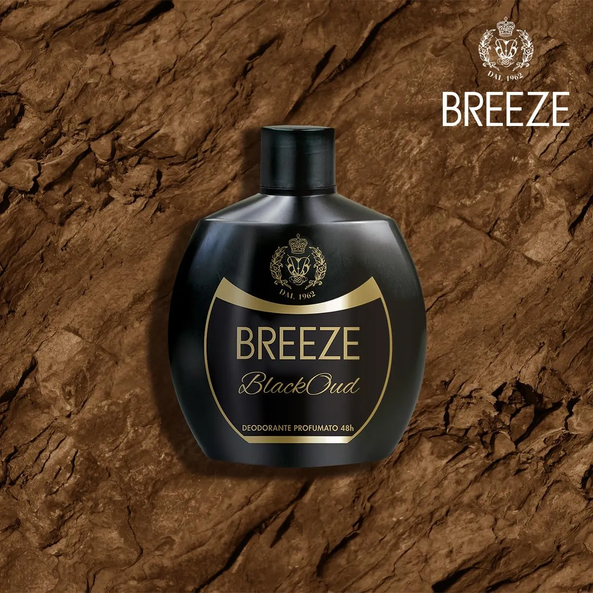 Breeze BlackOud deodorante squeeze 6x100 ml legnoso no gas
