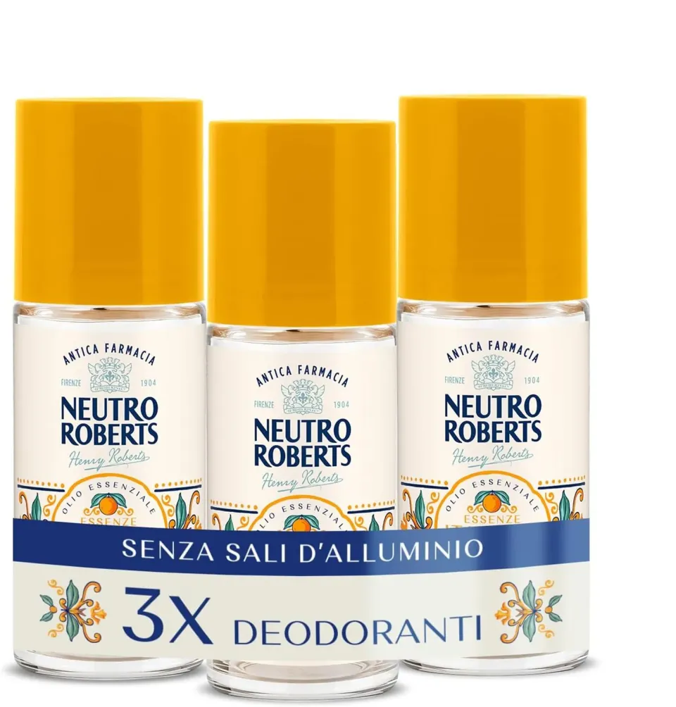 Neutro Roberts Siracusa deodorante roll-on 3x50 ml arancia