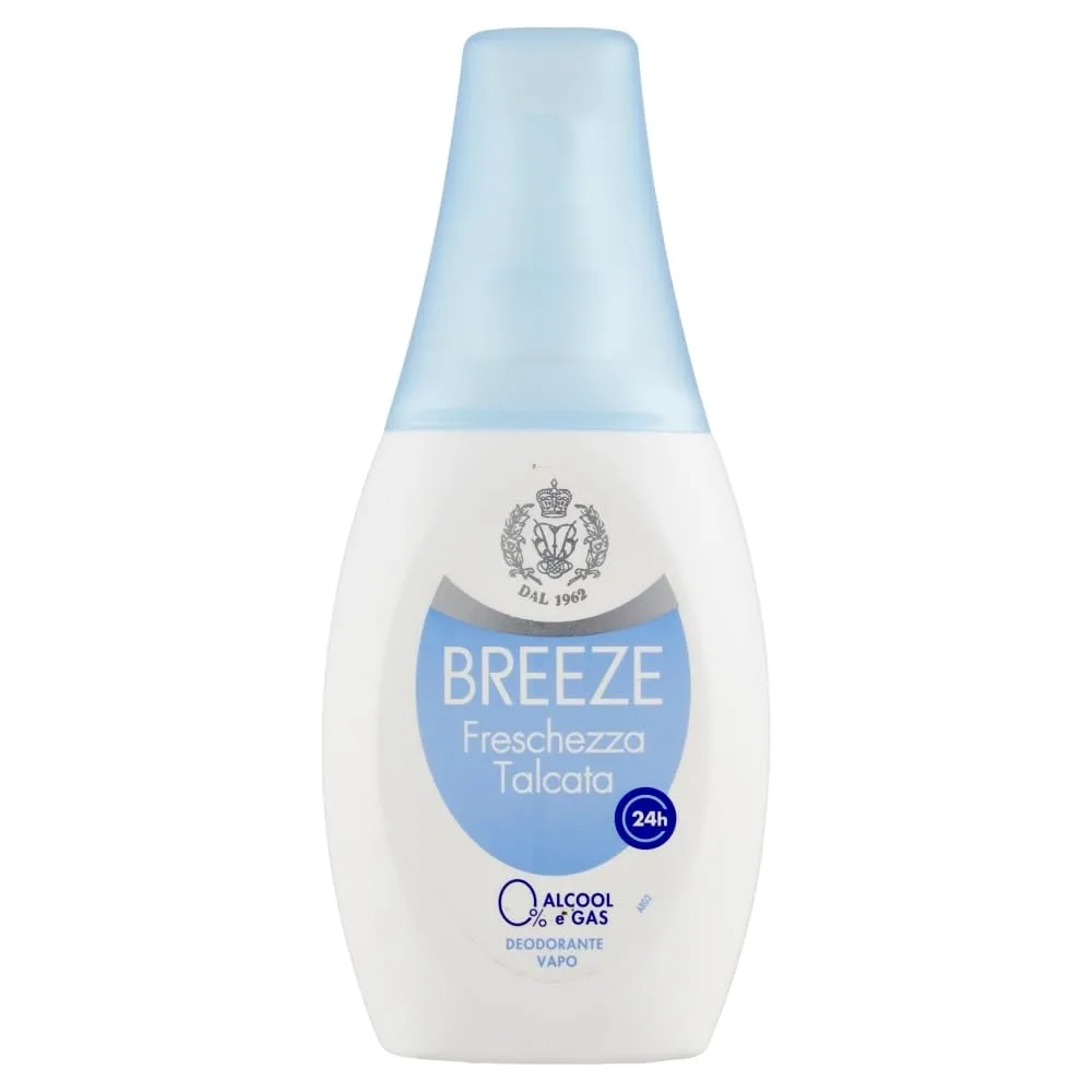 Breeze Freschezza Talcata Deodorante Vapo No Gas 6x75 ml delicato
