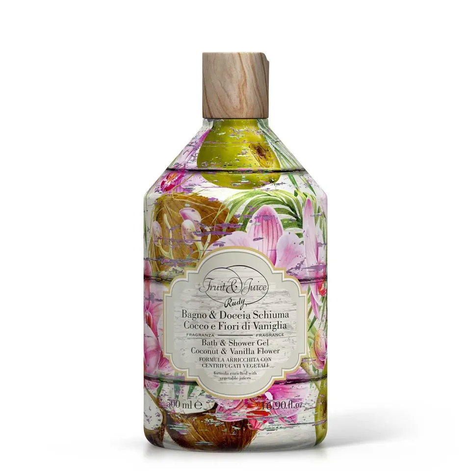 Rudy Profumi Fruit&Juice Cocco Vaniglia bagnoschiuma 500 ml gourmand