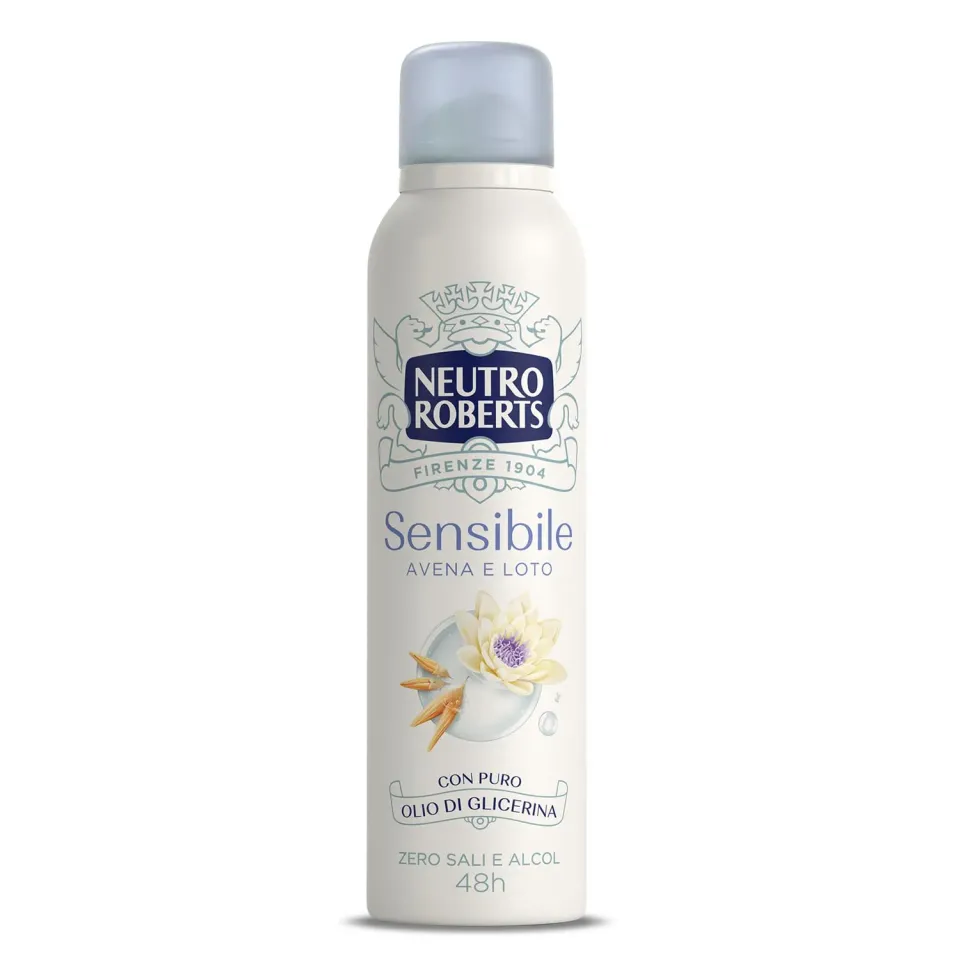 Neutro Roberts Sensibile Deodorante Spray 150 ml Avena e Loto
