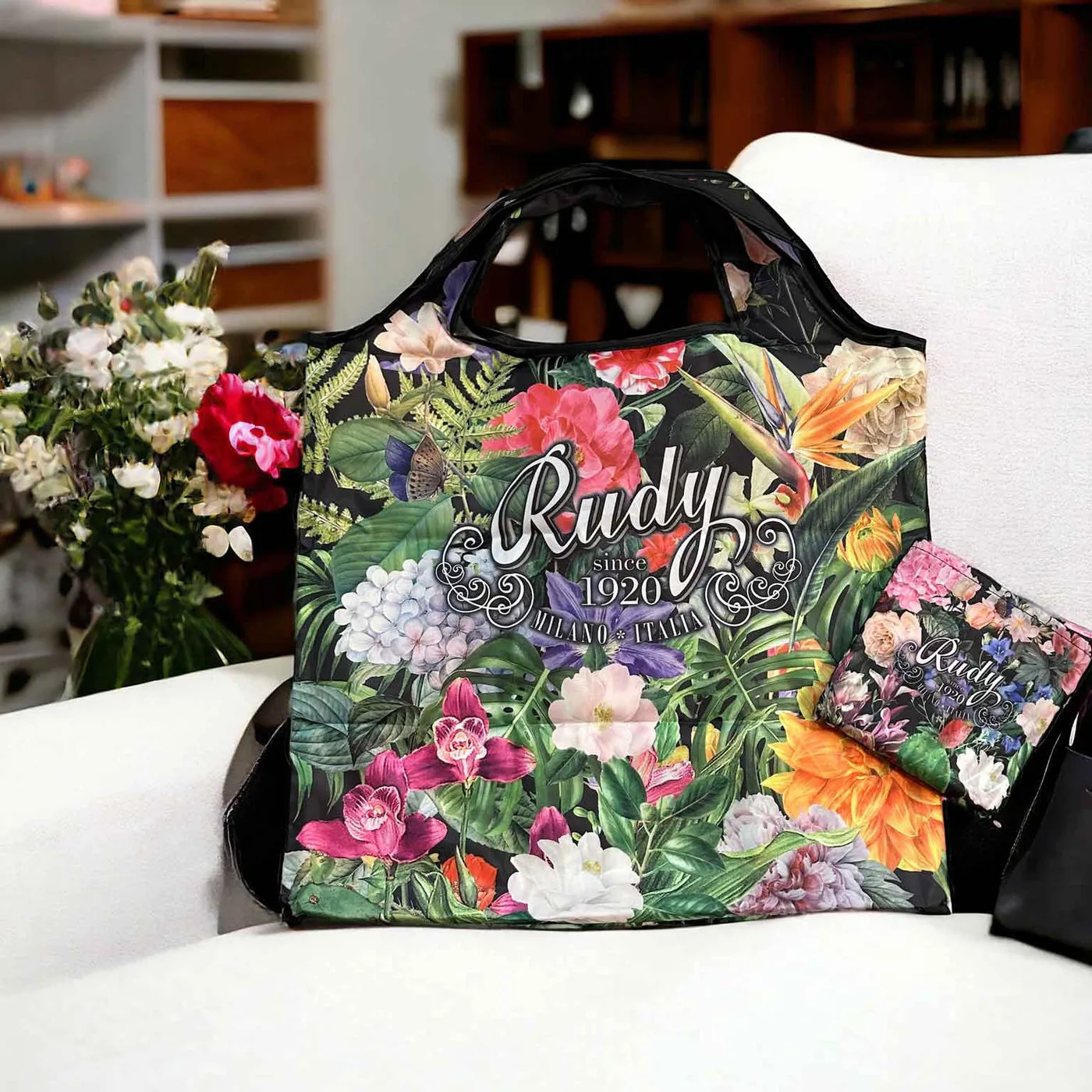 Rudy Profumi Nature&Arome Shopper pieghevole 43x40 cm floreale