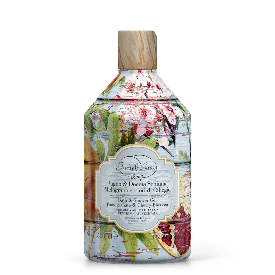 Rudy Profumi Fruit&Juice bagnoschiuma 500 ml melograno ciliegia
