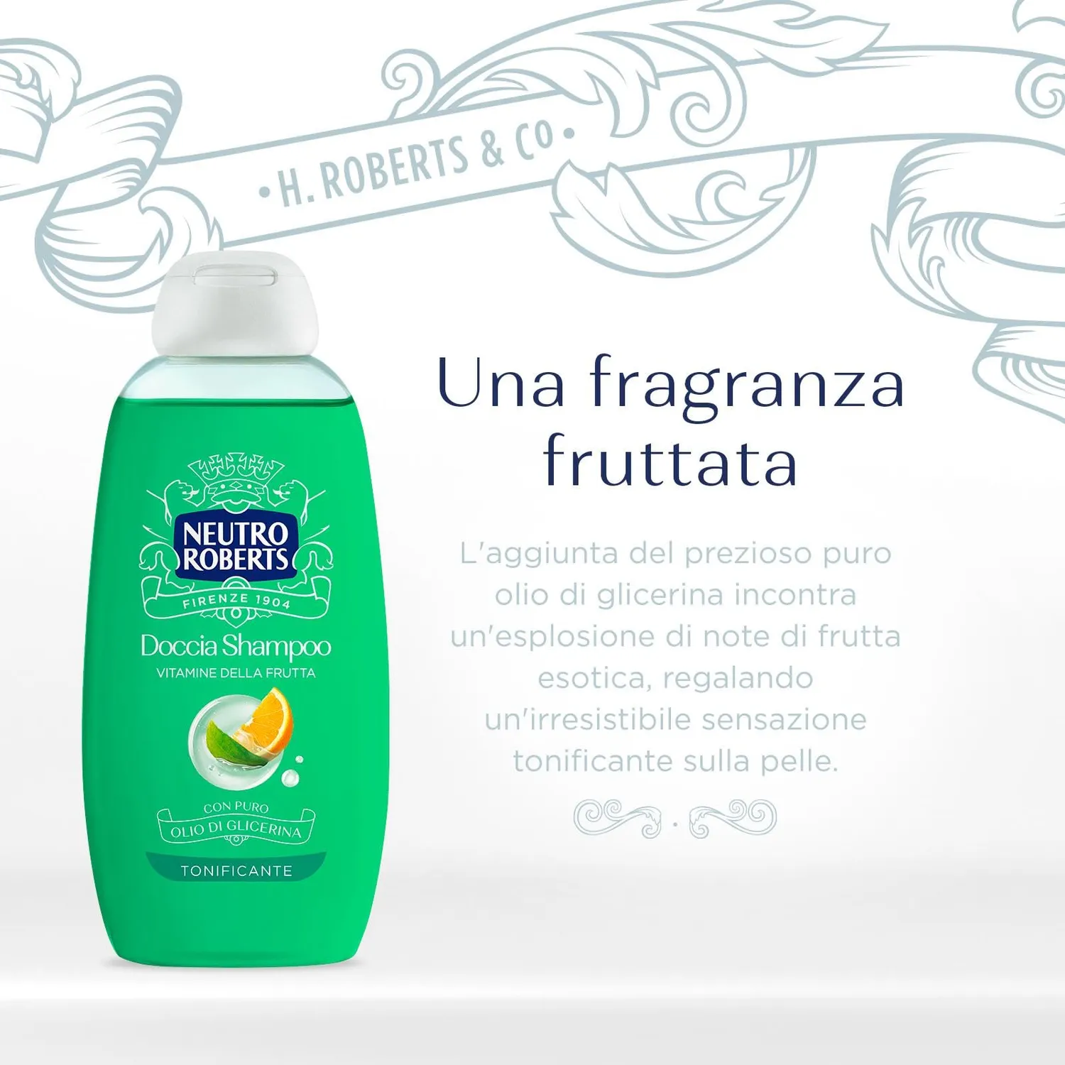 Neutro Roberts Vitamine Frutta doccia shampoo 250 ml tonificante