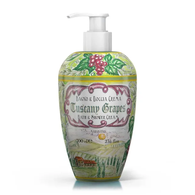 Rudy Profumi Maioliche Tuscany Grapes bagnoschiuma 700 ml uva