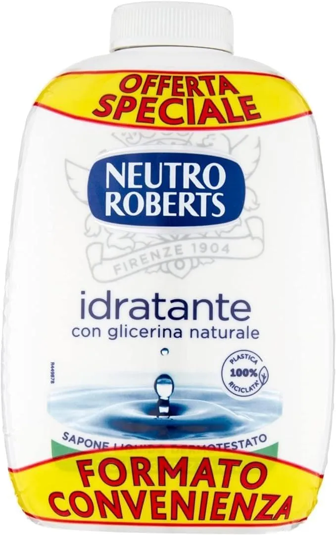 Neutro Roberts Idratante Glicerina sapone liquido mani 200 ml delicato