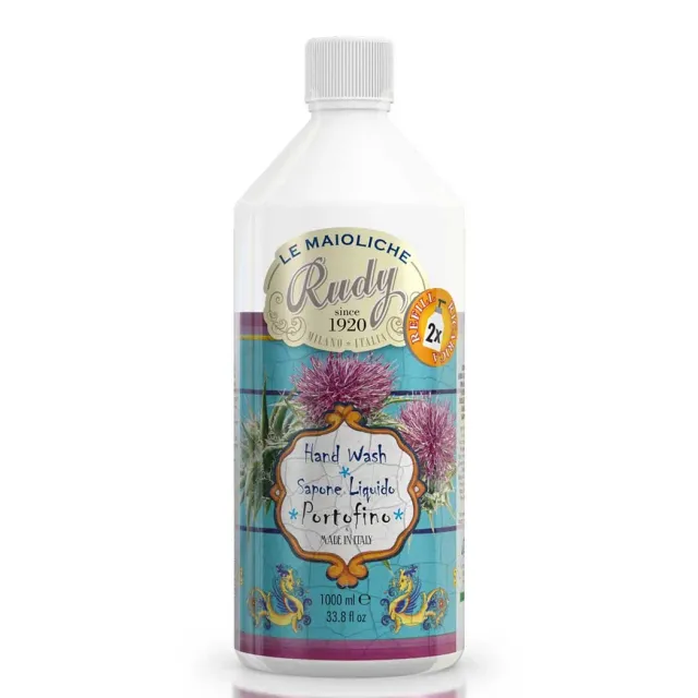 Rudy Maioliche Portofino Ricarica Sapone Mani 1000 ml neroli