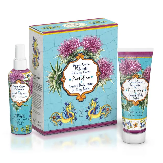 Rudy Maioliche Portofino Set Acqua 150 ml + Crema 200 ml floreale